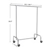 SONGMICS Clothes Garment Rack Heavy Duty Maximum Capacity 300 lb