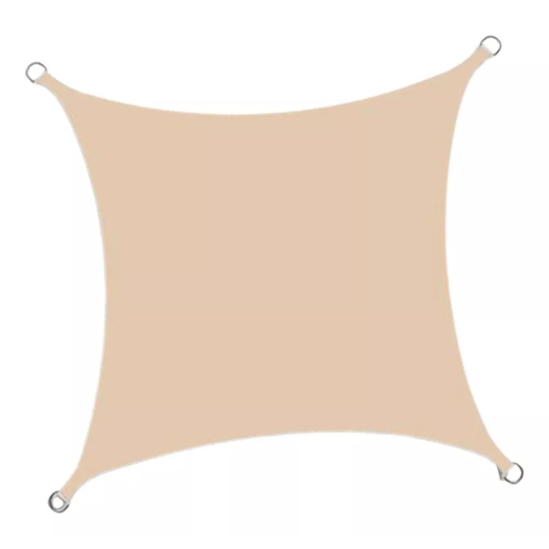 generic Toldo De Vela De Sombra Impermeable Para 2x2m Beige