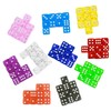 YOUSHARES 100Pcs Dice Set of 10 Transparent Colors for Dice
