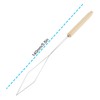 LT Easiyl 2pcs Brass Fly Tying Bobbin Threader for Fly