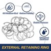 PATIKIL 20 Pcs 30mm ID Internal Retaining Rings E-Clip Snap