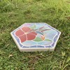 Bieye MSS003 Tiffany Style Stained Glass Mosaic Decorative Stepping Stone