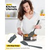 Pack of 2 Silicone Spatula Turners, Non Stick Slotted Kitchen