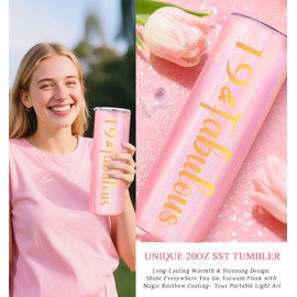 19 Year Old Girl Birthday Gifts, 19th Birthday Gifts for Girls, Happy Birthday Gifts for 19 Year Old Female Daughter Niece Granddaughter Sister Her Girlfriend Bestie