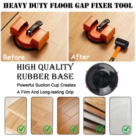 Floor Gap Repair Tool, URABLAZ Floor Gap Fixer Tool with 2PCS Felt Pads