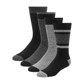 2SwordS Weatherproof Designer Crew Outdoor Socks Multipack (UK, Numeric, 7, 11, Regular, Regular, 4, Thermal-Black)
