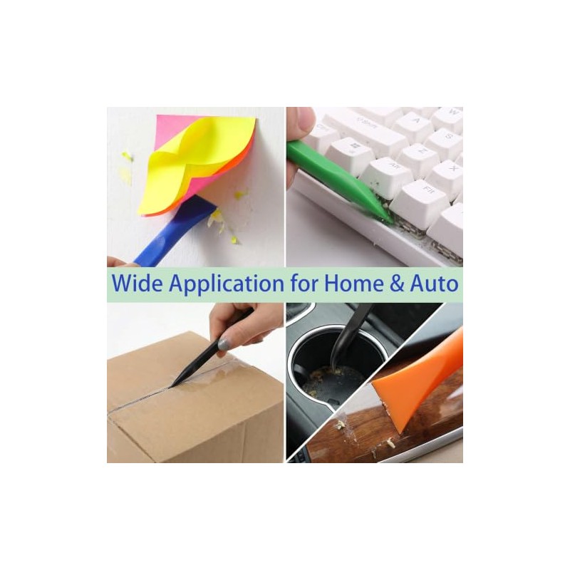 15 Pcs Plastic Scraper Tool, Pen-Shaped Non-Scratch Crevice Cleaning Tool