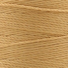 The Beadsmith Pure Silk Cord – Gold Color – Size FF (0.381mm/0.0150”) – 115 Yards (345ft), 1/2-Ounce Spool – for Knotting Pearls, Gemstones, Crystals and Beads