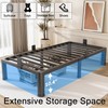 FUIOBYVV 12 Inch Twin XL Bed Frame with Rounded Corner
