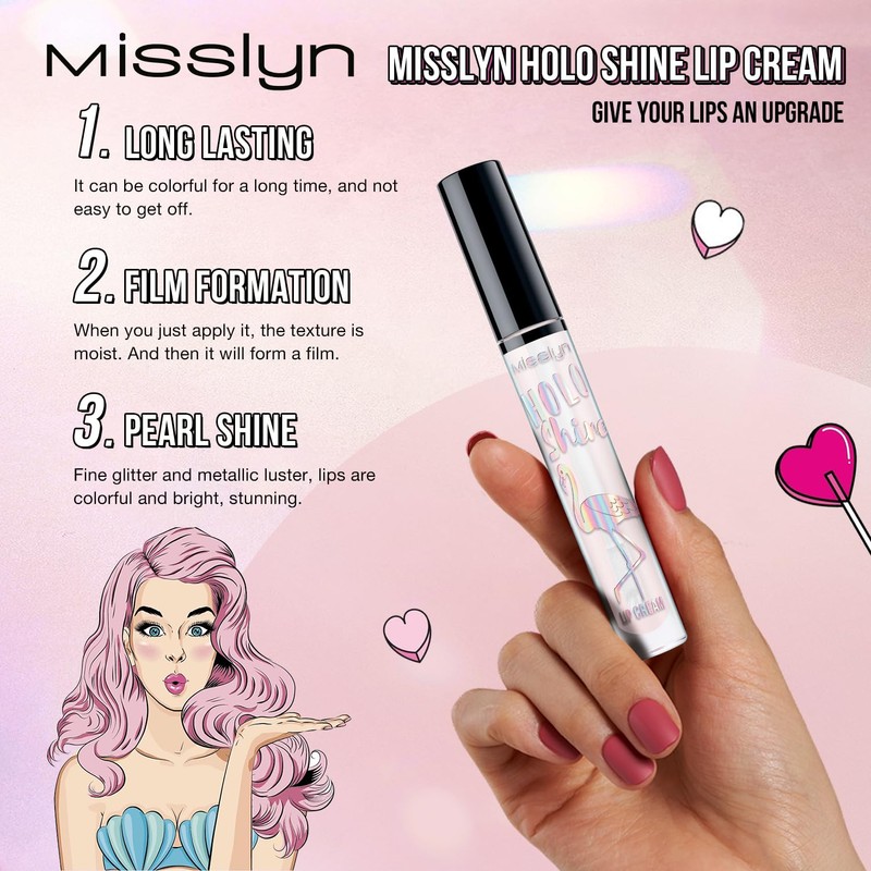 Misslyn Long Lasting Lip Gloss and Balm for Full Lips