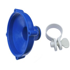 Algenschnapper Adapter for Pool Hose to Filter System for Quick-Up Pools from Intex and Bestway (Diameter 80 mm to Diameter 32 mm) with Hose Clamp