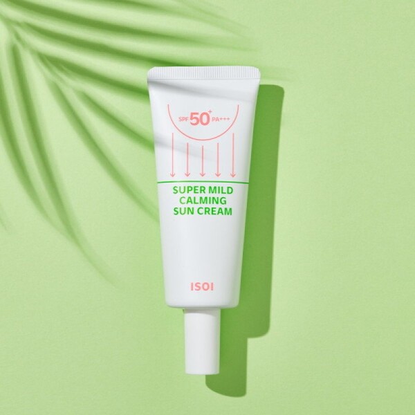 Isoi Super Mild Calming Sunscreen SPF50+ PA+++ 55ml (Sunscreen that