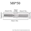 Pack of 4 Stainless Steel 304 Hexagonal Head Bolt Rods
