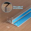 Greymond Silicone Door Draft Stopper - T-Shaped Weather Stripping for