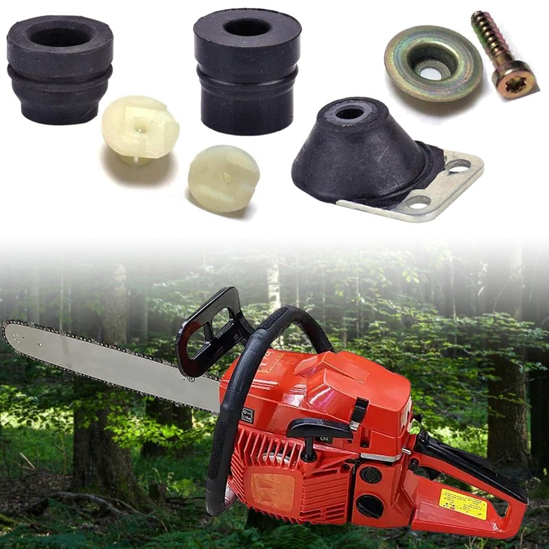 Alriedy Powerful 7-Piece Vibration Damper Set - Rubber Buffer &