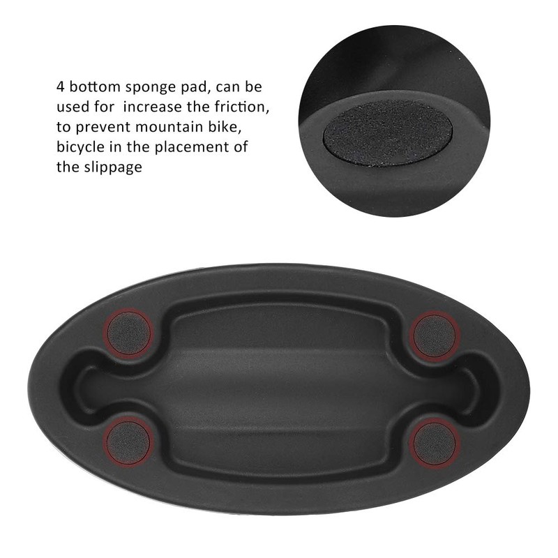 ANKROYU Bicycle Front Wheel Pad, Bicycle Indoor Training Front Wheel