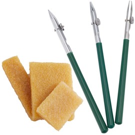 GORGECRAFT 6PCS Art Ruling Pens Ink Drawing Fine Line Art Pen Adjustable Masking Fluid Pen Rubber Eraser Tool Straight Watercolor Frisked Painting for Applying Masking Work Art Artists