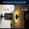 Neoglint 2 Pack Solar Mandala Fence Lights, Decorative Metal Solar
