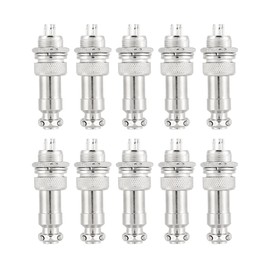 10pcs 3 Pin Aviation Plug M12 Socket Connector for Instrumentation Computer Navigation