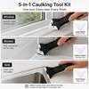 5-in-1 Silicone Caulking Tool Kit for Sealant Finishing – Reusable