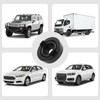 2PCS Car Headlight Dust Cover for H4 Light Bulb,EPDM Rubber