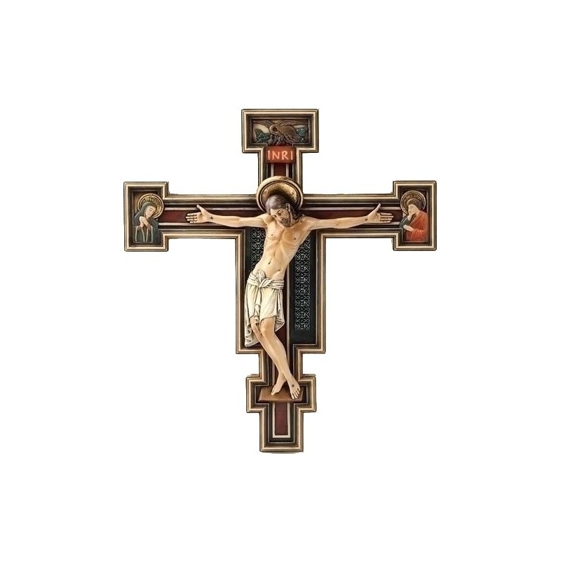 Joseph's Studio by Roman Florentine Crucifix, 10.25 Inch Wall Cross,