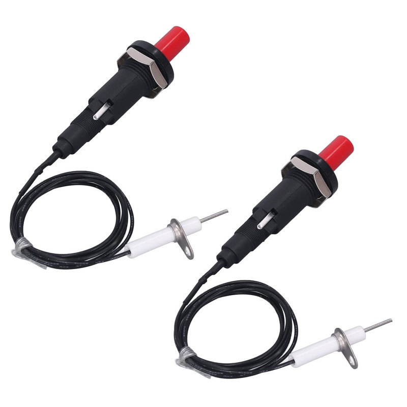 2 Pieces Piezo Igniter, Piezoelectric Igniter, Gas Piezo Ignition, 1