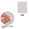 SKIR'CO (20 pcs) Plastic Flat Shims 1.5 mm, Frame Spacers