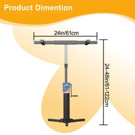 Cabinet Lift Jack for Installing Cabinet，Adjustable Third Hand Tool Support System with 440lbs, Multi-Functional Cabinet Jack (51 inch)
