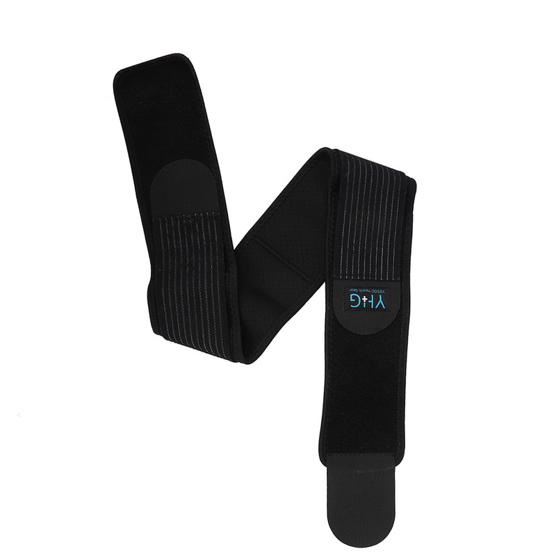 Breathable Adjustable Sacroiliac Lumbar Support Belt Black M