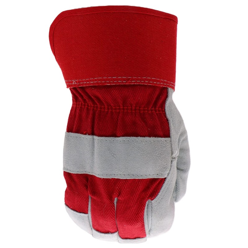 Boss Men's Guard Split Cowhide Leather Palm Work Gloves, Safety