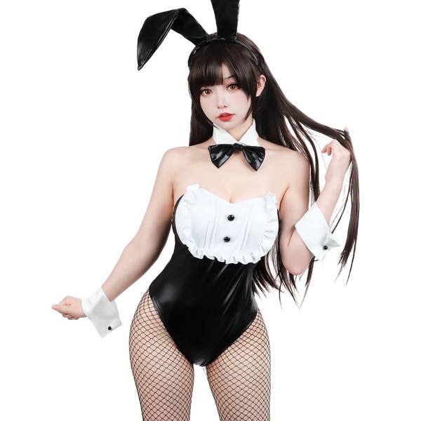CR ROLECOS Bunny Girl Cosplay, Large Size, Bunny Suit, Bunny Cosplay Costume, High Leg, Halloween Costume, Photo Session, Event, Maid L