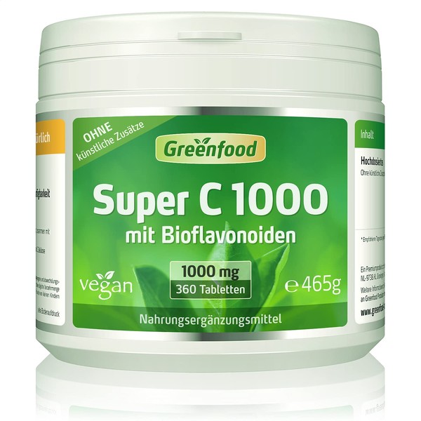 biof Super C 1000 mg Vitamin C with Bioflavonoids Acerola, Tablets – For