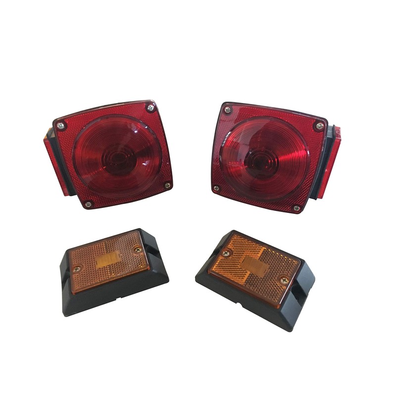 MAXXHAUL 70094 12V Incandescent Trailer Light Kit | Stop, Tail,