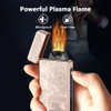 YOZWOO Electric Rechargeable Lighter Plasma Arc Lighter Big Power Flame