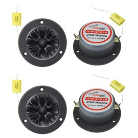 Audiopipe 4 ATR-3723B 3.75" 350W 4 Ohm Aluminum Car Audio Bullet Horn Tweeters