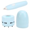 Pencil Sharpene Electric Blue Small Portable Stationery Set for Clean