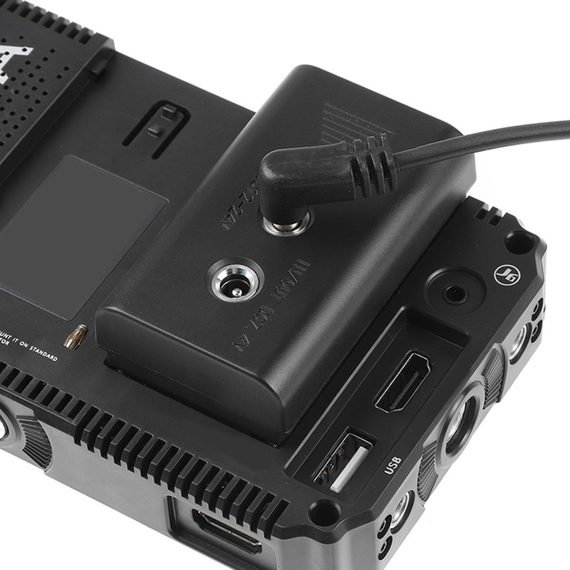 Dummy Battery with DC 7.4V Elbow Power Cable for Sony