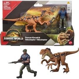 Mattel Jurassic World Saga Dino Humano Pack 3