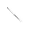 Diamond2Deal Sterling Silver Rhodium-plated .9mm Box Chain Necklace 22"