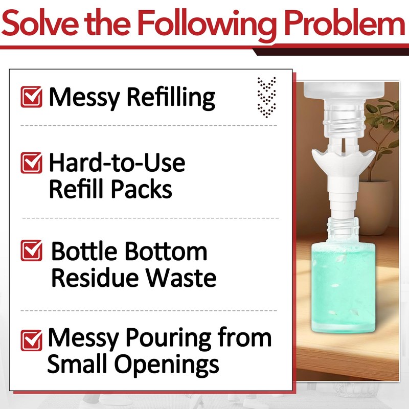 2 Pcs Universal Bottle Emptying Kit for Effortless Liquid Transfer