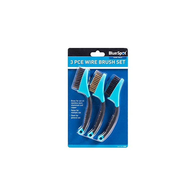 Bluespot 22505 3pce Wire Brush Set