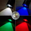 ALONEFIRE SV96 RGB Red Light Flashlight White Green Light Blue