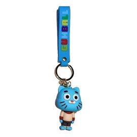 TCB Creations Amazing World Gumball Cartoon 3D Character Silicone Charm Keychain