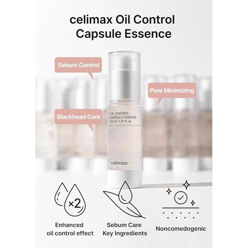 Celimax Oil Control Capsule Essence 30ml Todo Tipo De Piel