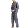 Sanraflic Men's Pyjamas, gray, XXL