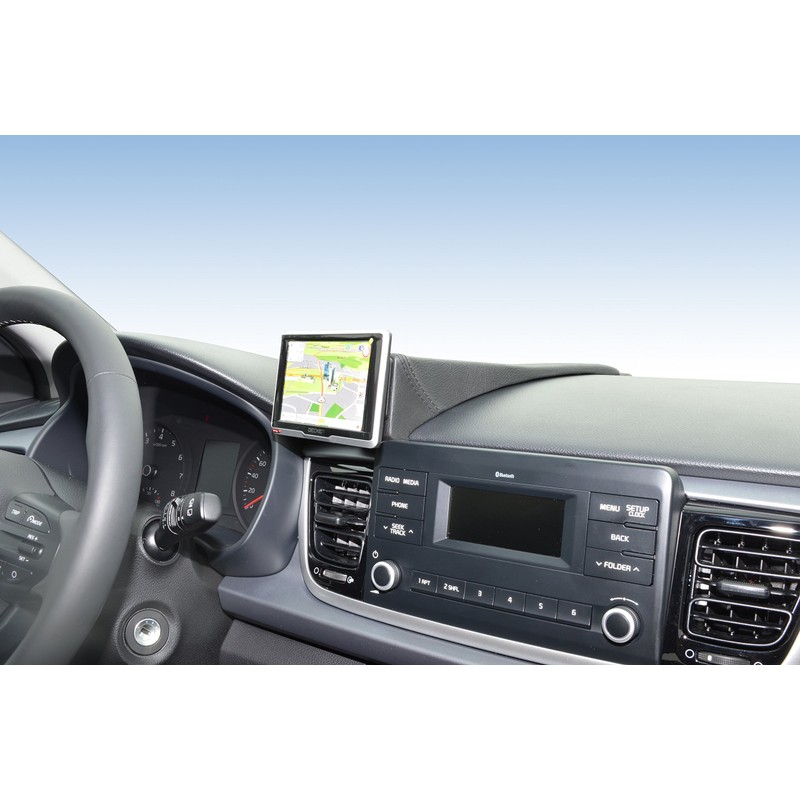 KUDA 6755 Halterung Kunstleder schwarz für Kia Rio (YB) ab