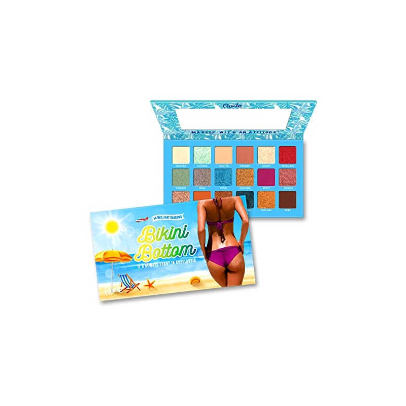 Rude Rude Bikini Bottom, 18 Eyeshadow Palette