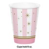 Creative Converting Twinkle Toes Ballerina Paper Party Cups, 9 oz,
