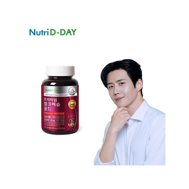 Nutriday 뉴트리디데이 프리미엄 밀크씨슬 골드 1병 (3개월분) Nutriday Premium Milk